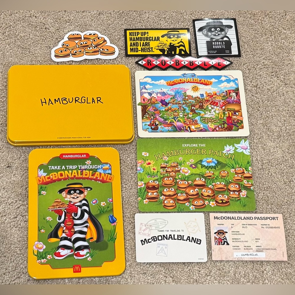 McDonald’s Mcdonaldland Collectible Hamburglar Tin